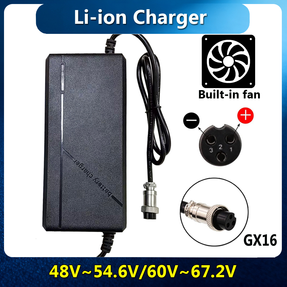 54,6V 67,2V Li-Ionen-Ladegerät – 84V 20A Smart Charger Bewertung und Preis