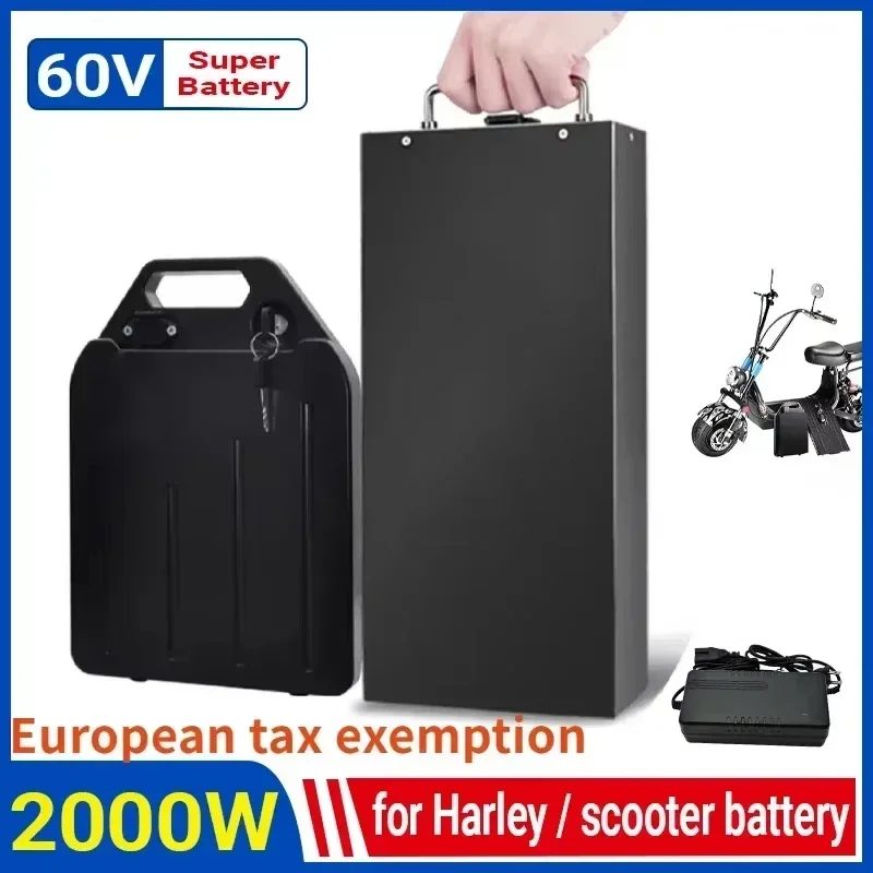 60V Lithium-Batterie mit Übere – 60V 50Ah Electric Scooter Battery Bewertung und Preis