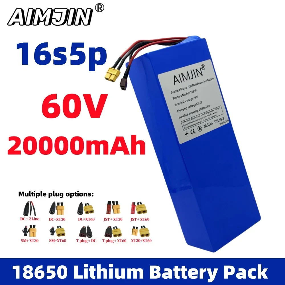 60V 20Ah 16S5P Lithium-Akkupac – 60V 50Ah Electric Scooter Battery Bewertung und Preis