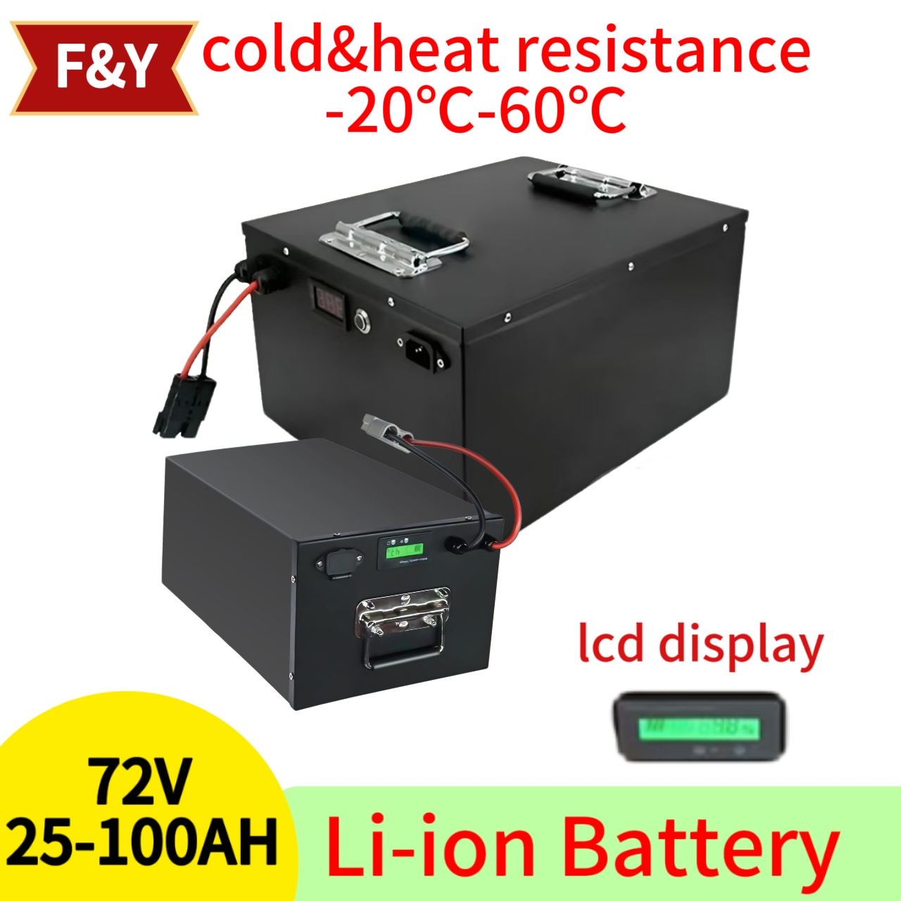 F&Y72V 25Ah 35Ah 45Ah 65Ah 80A – 72V 40Ah Lifepo4 Battery Pack Bewertung und Preis